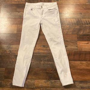 The Loft white skinny jeans like new size 28